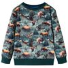 Sweatshirt para crian&ccedil;a verde-escuro 116