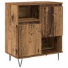 vidaXL Buffet 3 pcs Madeira antiga 60 x 35 x 70 cm