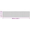 vidaXL Tapete retangular 60x300 cm bambu cor natural
