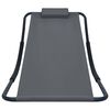 vidaXL Espregui&ccedil;adeira de jardim 200x90 cm a&ccedil;o cinzento