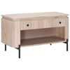 vidaXL Banco para Sapatos com gaveta com prateleira 85 x 37 x 48 cm