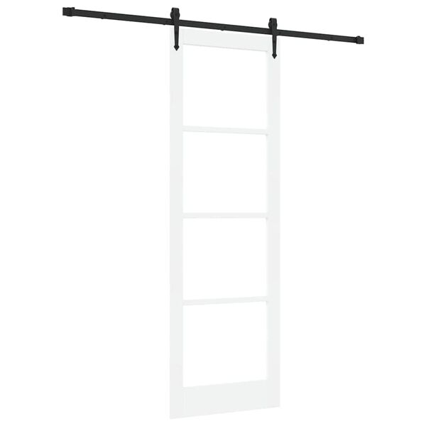 vidaXL Porta Deslizante ORKDAL Branco 78 x 232 cm