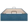 vidaXL Ottoman Bed Frame No Colchão Azul Escuro 90x190 cm Veludo
