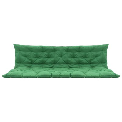 vidaXL Almofadão p/ cadeira de baloiço 200 cm tecido verde