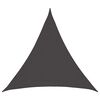 vidaXL Vela de Sombra 2 x 2 x 2 m HDPE Triangular Antracite