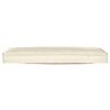 vidaXL Conjunto de Almofadas para Palete 2 pcs Creme 120 x 40 x 8 cm