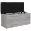 vidaXL Banco arruma&ccedil;&atilde;o 102x42x45 cm derivados madeira cinzento sonoma
