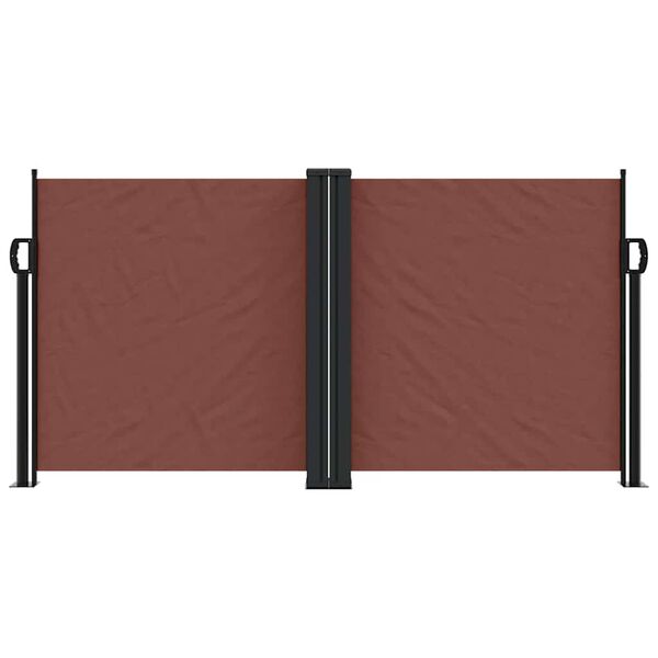 vidaXL Toldo lateral retr&aacute;til 120x600 cm castanho