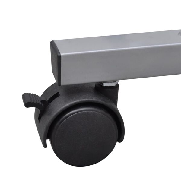 Secret&aacute;ria de Computador Acabamento em Castanho com Prateleira Puxar