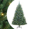 vidaXL &Aacute;rvore de Natal Articulada Artificial Verde 210 cm PVC e Metal