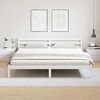 vidaXL Estrutura da Cama com cabeceira Branco 208.6 x 157.6 x 69.4 cm