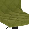 vidaXL Bancos de bar 2 pcs veludo verde-claro