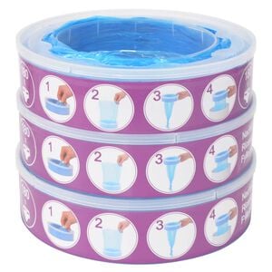 vidaXL Cassetes de recarga para Angelcare Diaper Genie 3 pcs