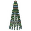 vidaXL &Aacute;rvore de Natal LED 150 cm 240 LED Multicolorido A&ccedil;o Verde