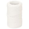 vidaXL Corda utilit&aacute;ria multiusos 2 mm 50 m Branco PP 27 kg Carga m&aacute;x.