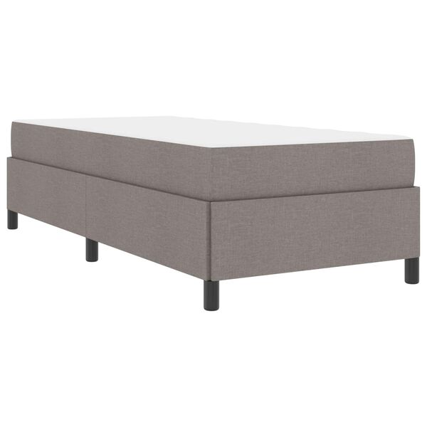vidaXL Cama Box Cinzento-acastanhado 80 x 200 cm tecido
