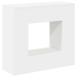vidaXL Console Table Branco 82 x 29 x 74 cm Derivados de Madeira