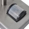Lâmpada parede de aço inoxidável, forma de cilindro com sensor