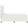 vidaXL Cama Box Manual Creme e Branco 203 x 144 x 128 cm