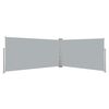 vidaXL Toldo lateral retr&aacute;til, 160 x 600 cm, cinzento