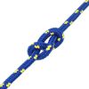 vidaXL Corda de barco 14 mm 25 m polipropileno azul