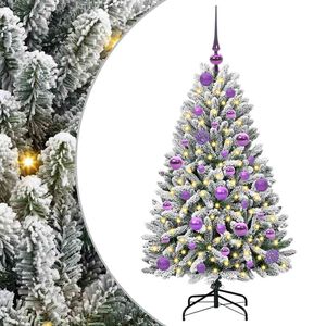 vidaXL &Aacute;rvore de Natal Artificial 120 cm 150 LED Branco quente