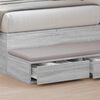 vidaXL Gavetas de cama com gaveta Cinza Sonoma 100 x 36,5 x 16,5 cm