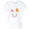 T-shirt infantil cor cru 104