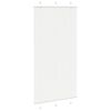 vidaXL Branco Plissada Cega 105x200cm Largura Tecido 104,4cm Poli&eacute;ster