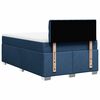 vidaXL Cama boxspring com colch&atilde;o 120x190 cm tecido azul