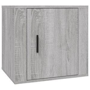vidaXL Mesa de cabeceira 50x39x47 cm sonoma cinzento