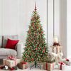 vidaXL &Aacute;rvore de Natal Articulada Artificial Verde 180 cm PE e PVC