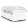 vidaXL Estrutura de cama 90x200 cm couro artificial branco