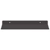 vidaXL Prateleira de Parede 2 pcs Preto 30 x 17,5 x 2,5 cm