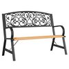 vidaXL Banco de jardim 120 cm madeira