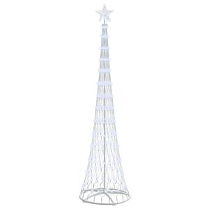 vidaXL &Aacute;rvore de Natal LED com 290 LEDs Branco frio 250 cm Metal