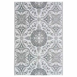 vidaXL Tapete de exterior 190x290 cm ARAKIL PP cinzento-claro