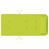 vidaXL Almofadas de cadeira 2 pcs Verde brilhante. 58 x 77 x 4,5 cm