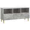 vidaXL Gabinete para TV 102 x 34,5 x 50 cm Cinzento Cimento