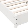 vidaXL Cama sem colch&atilde;o 75x190 cm madeira de pinho maci&ccedil;a branco