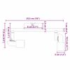 vidaXL Foco de teto com holofotes N&iacute;quel 25,5 x 8 x 11 cm A&ccedil;o