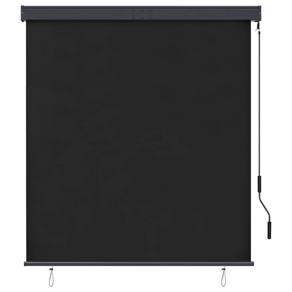 vidaXL Estore de rolo para exterior 140x250 cm antracite