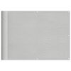 vidaXL Tela de varanda 75x700 cm 100% poli&eacute;ster oxford cinzento-claro
