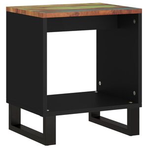 vidaXL Mesa de centro 40x31x46 cm madeira recuperada/derivados madeira