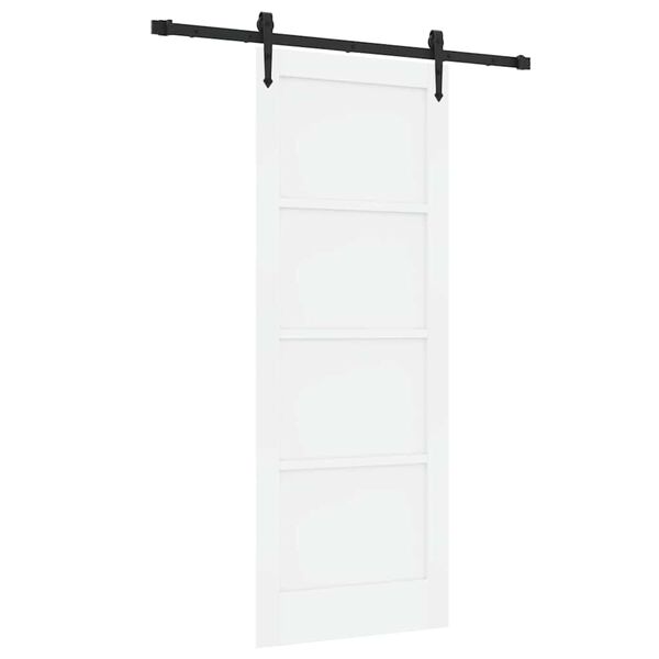 vidaXL Porta Deslizante ORKDAL Branco 78 x 202 cm