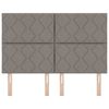 vidaXL Cabeceira Cinzento-acastanhado 160 cm Couro Sint&eacute;tico