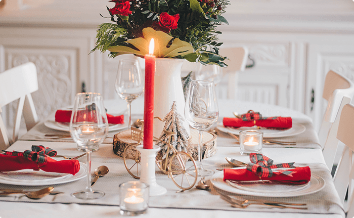 5 formas de decorar a mesa de Natal 🎀 🎄 