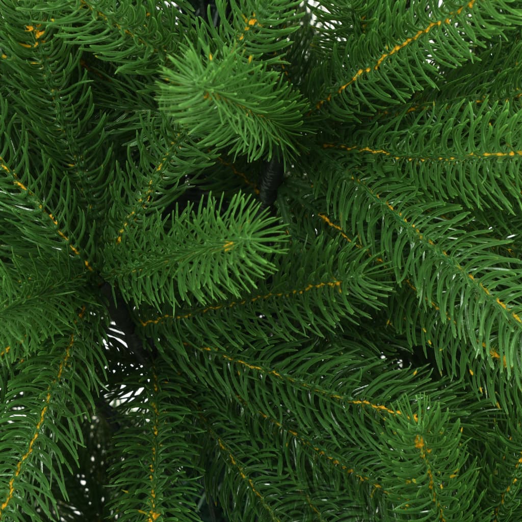 vidaXL Árvore de Natal artificial agulhas realistas 120 cm verde