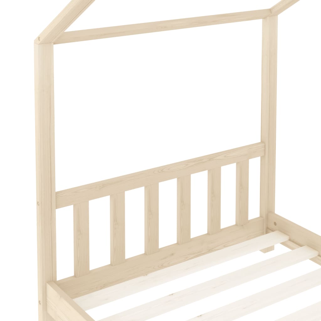 vidaXL Estrutura de cama para crianças 80x160 cm pinho maciço