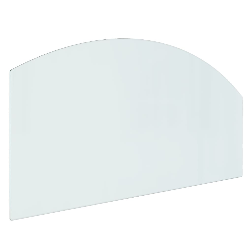 vidaXL Placa de vidro para lareira 100x50 cm